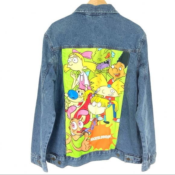Nickelodeon Jackets & Blazers - NWT NICKELODEON Jean Jacket Rugrats Size L